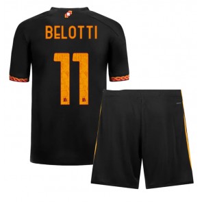 Maillot de foot AS Roma Andrea Belotti #11 Troisième enfant 2023-24 Manches Courte (+ pantalon court)